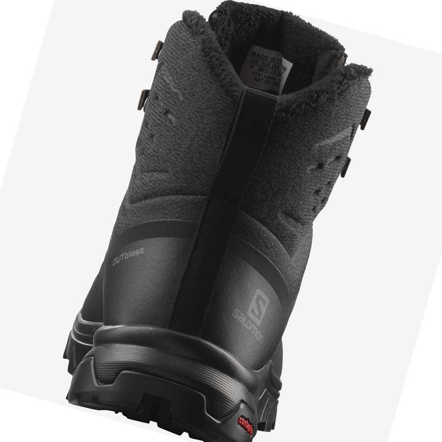 Botas de Invierno Salomon OUTBLAST THINSULATE™ CLIMASALOMON™ WATERPROOF Mujer Negros | MX 2613AHK